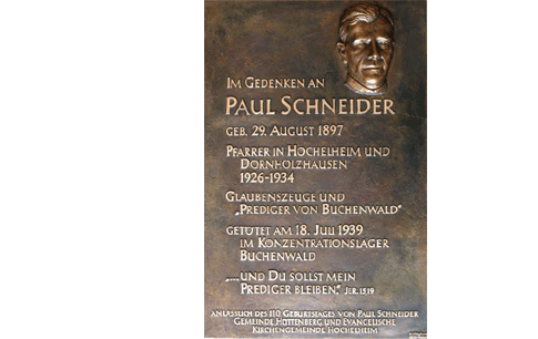 Paul Schneider Tafel